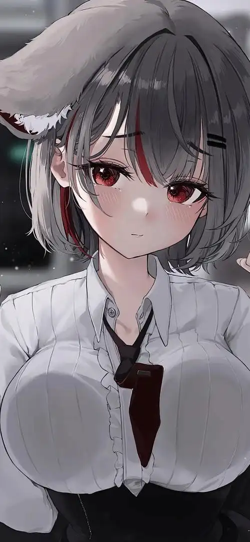 狼耳红瞳少女